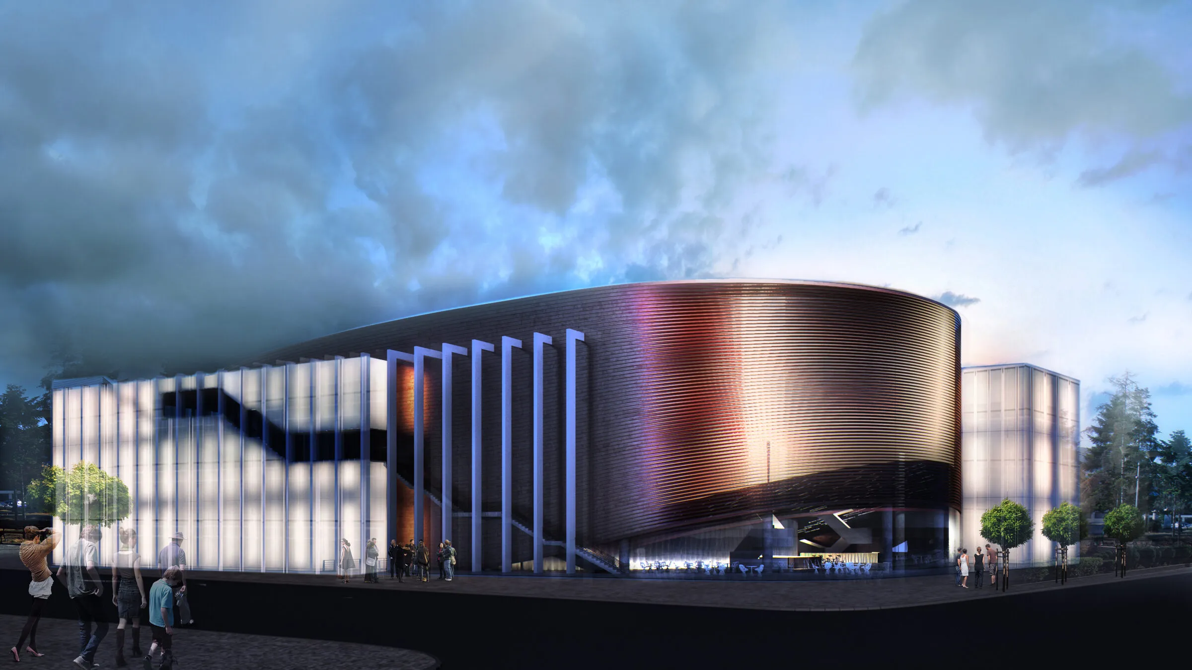 Алтернативен поглед на екстериерот во самрак