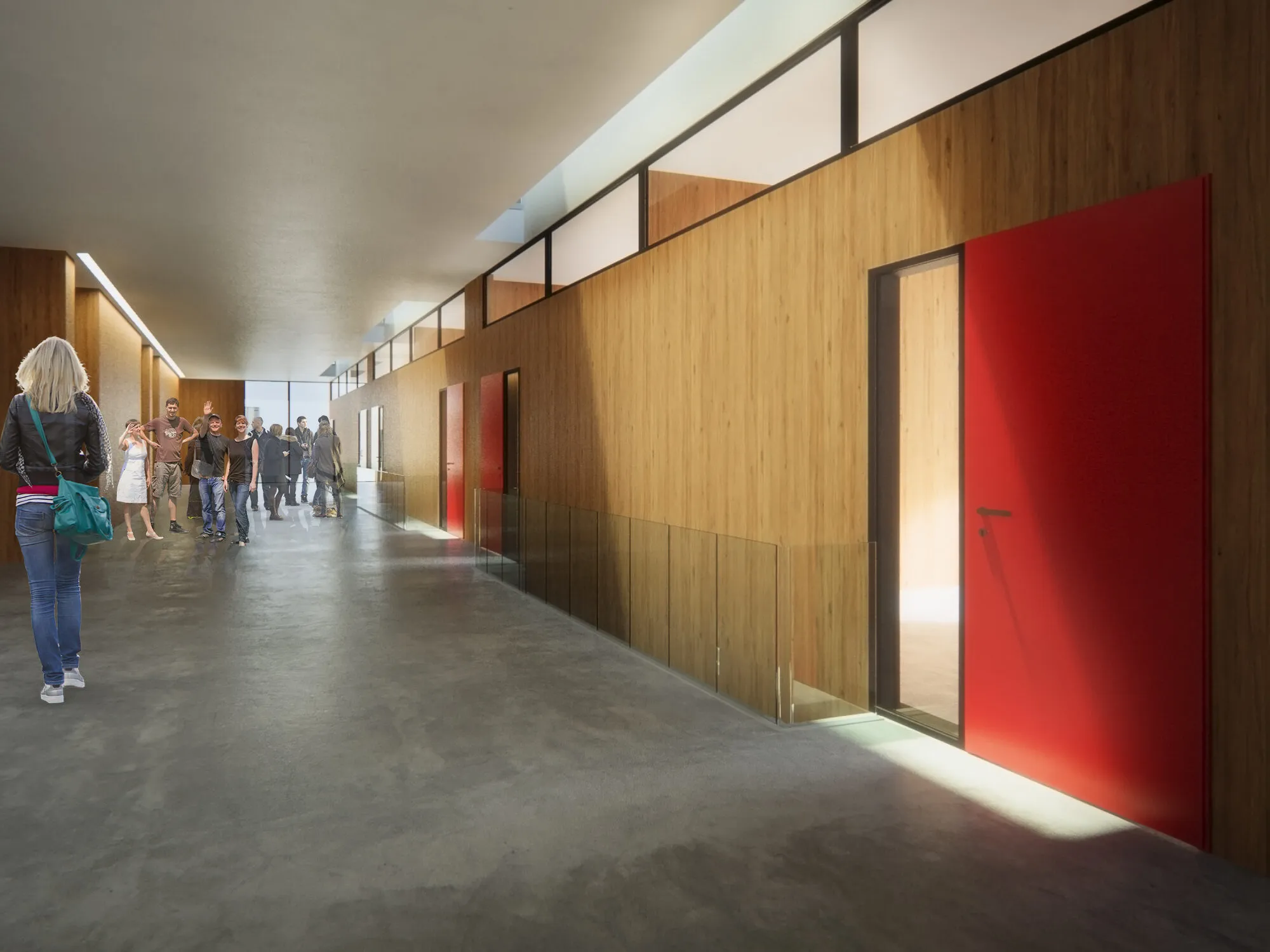 Интериерен поглед на факултетските простори